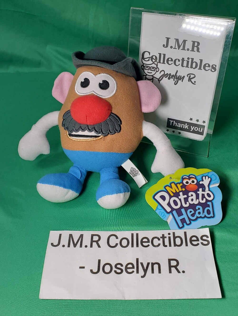 Toy Factory 8" Stuffed Plush Mr. Potato Head Toy Hasbro 2022 Hat Mustache